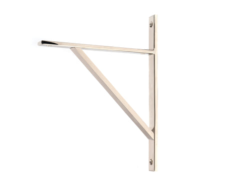 From The Anvil's Polished Nickel Chalfont Shelf Bracket