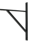 From The Anvil's Matt Black Chalfont Shelf Bracket