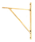 From The Anvil's Aged Brass Chalfont Shelf Bracket