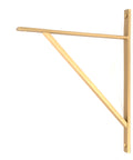 From The Anvil's Satin Brass Chalfont Shelf Bracket