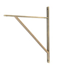 From The Anvil's Burnished Brass Chalfont Shelf Bracket