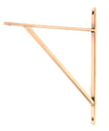 From The Anvil's Polished Bronze Chalfont Shelf Bracket
