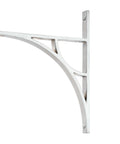 From The Anvil's Satin Chrome Tyne Shelf Bracket
