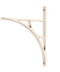 From The Anvil's Polished Nickel Tyne Shelf Bracket