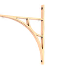 From The Anvil's Polished Bronze Tyne Shelf Bracket