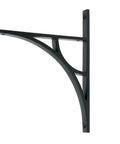 From The Anvil's Matt Black Tyne Shelf Bracket