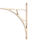 From The Anvil's Polished Nickel Tyne Shelf Bracket
