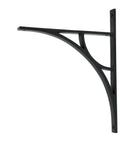 From The Anvil's Matt Black Tyne Shelf Bracket