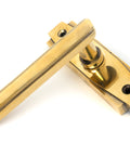 From The Anvil's Aged Brass Art Deco Lever on Rose Set