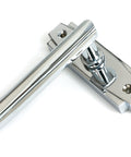 From The Anvil's Polished Chrome Art Deco Lever on Rose Set