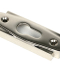 From The Anvil's Polished Nickel Art Deco Euro Escutcheon Set