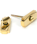 From The Anvil's Polished Brass Art Deco Thumbturn
