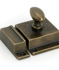 From The Anvil's Burnished Brass Cabinet Latch