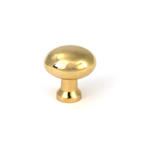 From The Anvil's Polished Brass 25mm Moore Cabinet Knob