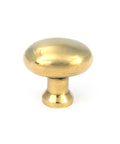 From The Anvil's Aged Brass 32mm Moore Cabinet Knob