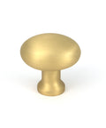From The Anvil's Satin Brass 32mm Moore Cabinet Knob