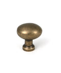 From The Anvil's Burnished Brass 25mm Moore Cabinet Knob