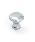 From The Anvil's Polished Chrome Hammered Cabinet Knob