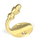 From The Anvil's Satin Brass Coat Hook