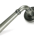 From The Anvil's Pewter Patina Newbury Lever on Rose Set (Unsprung)