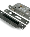 From The Anvil's Pewter Patina 5 Lever BS Sash Lock