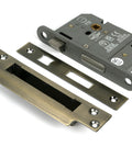 From The Anvil's Aged Brass 5 Lever BS Sash Lock