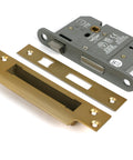 From The Anvil's Satin Brass 5 Lever BS Sash Lock