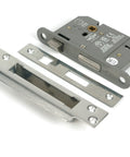 From The Anvil's Polished Stainless Steel 5 Lever BS Sash Lock