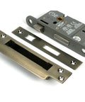 From The Anvil's Aged Brass 5 Lever BS Sash Lock KA