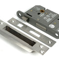 From The Anvil's Satin Chrome 5 Lever BS Sash Lock KA