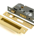 From The Anvil's Polished Brass Euro Profile Sash Lock
