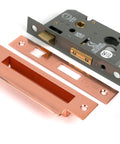 From The Anvil's Polished Bronze Euro Profile Sash Lock