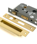 From The Anvil's Polished Brass Euro Profile Sash Lock