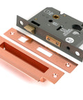 From The Anvil's Polished Bronze Euro Profile Sash Lock