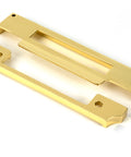 From The Anvil's Polished Brass  ½" Rebate Kit for Euro Sash Lock