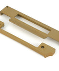 From The Anvil's Satin Brass  ½" Rebate Kit for Euro Sash Lock