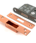 From The Anvil's Polished Bronze BS 5 Lever Deadlock KD