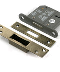 From The Anvil's Aged Brass BS 5 Lever Deadlock KD