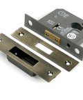 From The Anvil's Aged Brass Euro Profile Deadlock