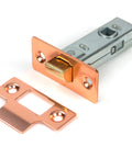 From The Anvil's Polished Bronze Tubular Mortice Latch