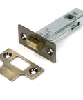 From The Anvil's Aged Brass Tubular Mortice Latch