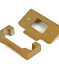 From The Anvil's Satin Brass ½" Rebate Kit for Heavy Duty Latch