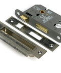 From The Anvil's Pewter Patina Heavy Duty Bathroom Mortice Lock