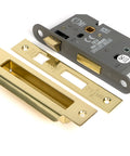 From The Anvil's Polished Brass Heavy Duty Bathroom Mortice Lock