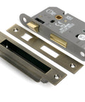 From The Anvil's Aged Brass Heavy Duty Bathroom Mortice Lock