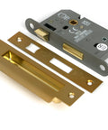 From The Anvil's Satin Brass Heavy Duty Bathroom Mortice Lock