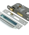From The Anvil's Polished Stainless Steel Heavy Duty Bathroom Mortice Lock