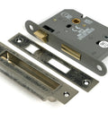 From The Anvil's Pewter Patina Heavy Duty Bathroom Mortice Lock