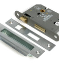 From The Anvil's Satin Chrome Heavy Duty Bathroom Mortice Lock