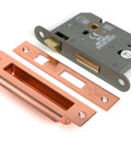 From The Anvil's Polished Bronze Heavy Duty Bathroom Mortice Lock
